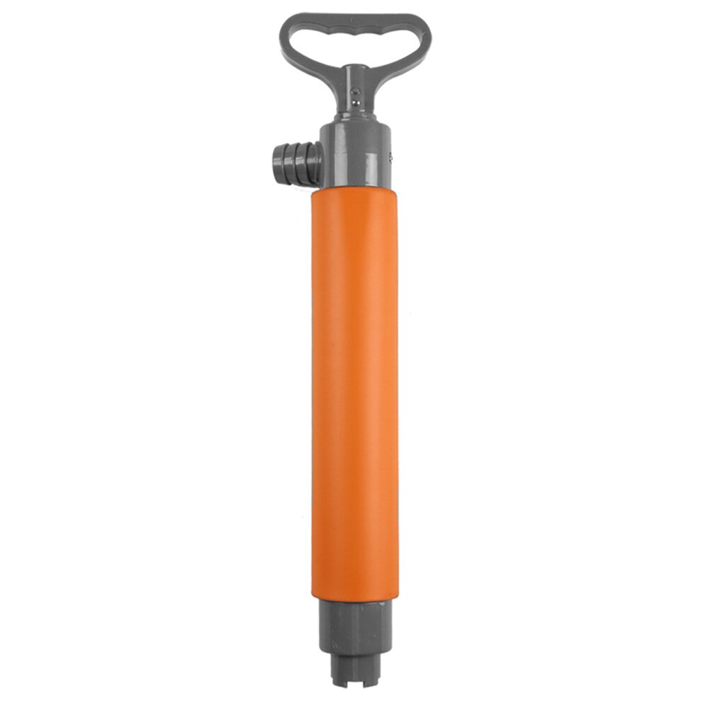 Kajak Handpomp Ilge Pomp Met Buis Draagbare Kano 41Cm Plastic Hand Bsafety Watering Elementen Voor Survival Rescue: Oranje
