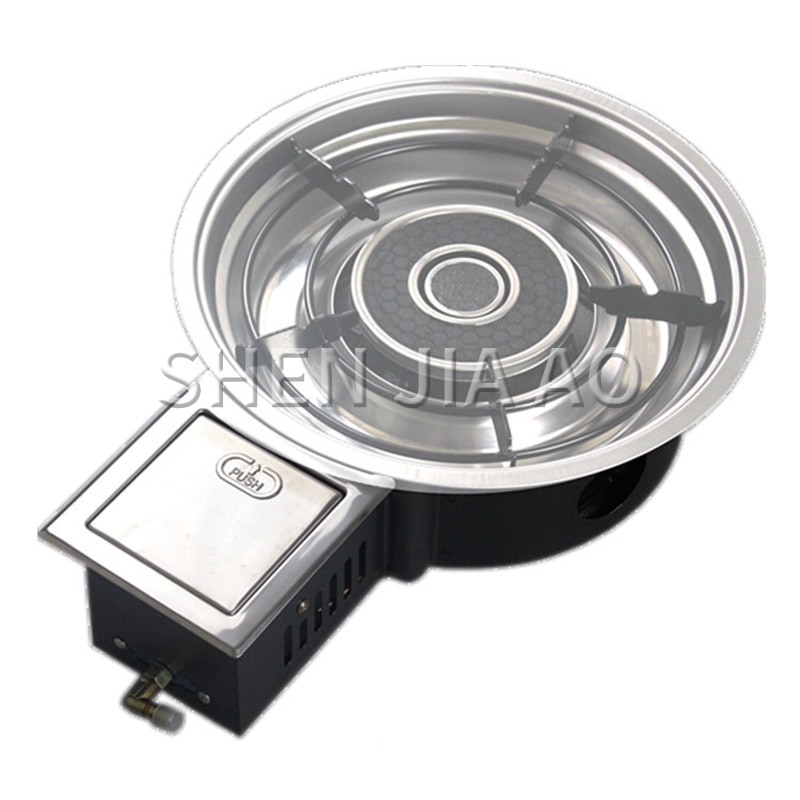 Home Energy-saving liquefied gas natural gas stove Korean high-power infrared commercial restaurant embedded pot gas stove