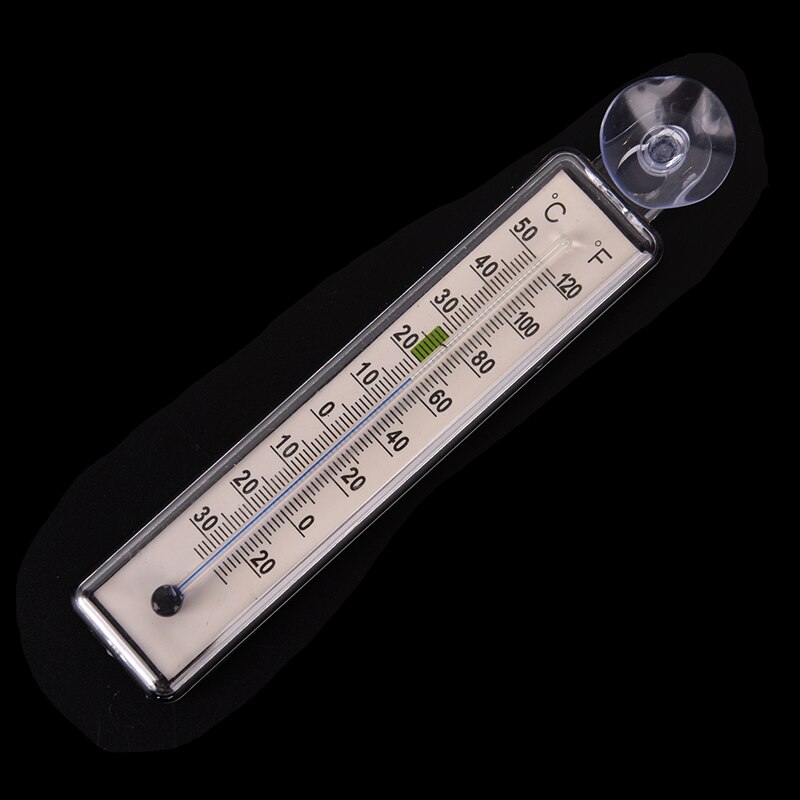 Aquarium Fish Meter Water Temperature Gauge Suction Cup Tank Thermometer Glass
