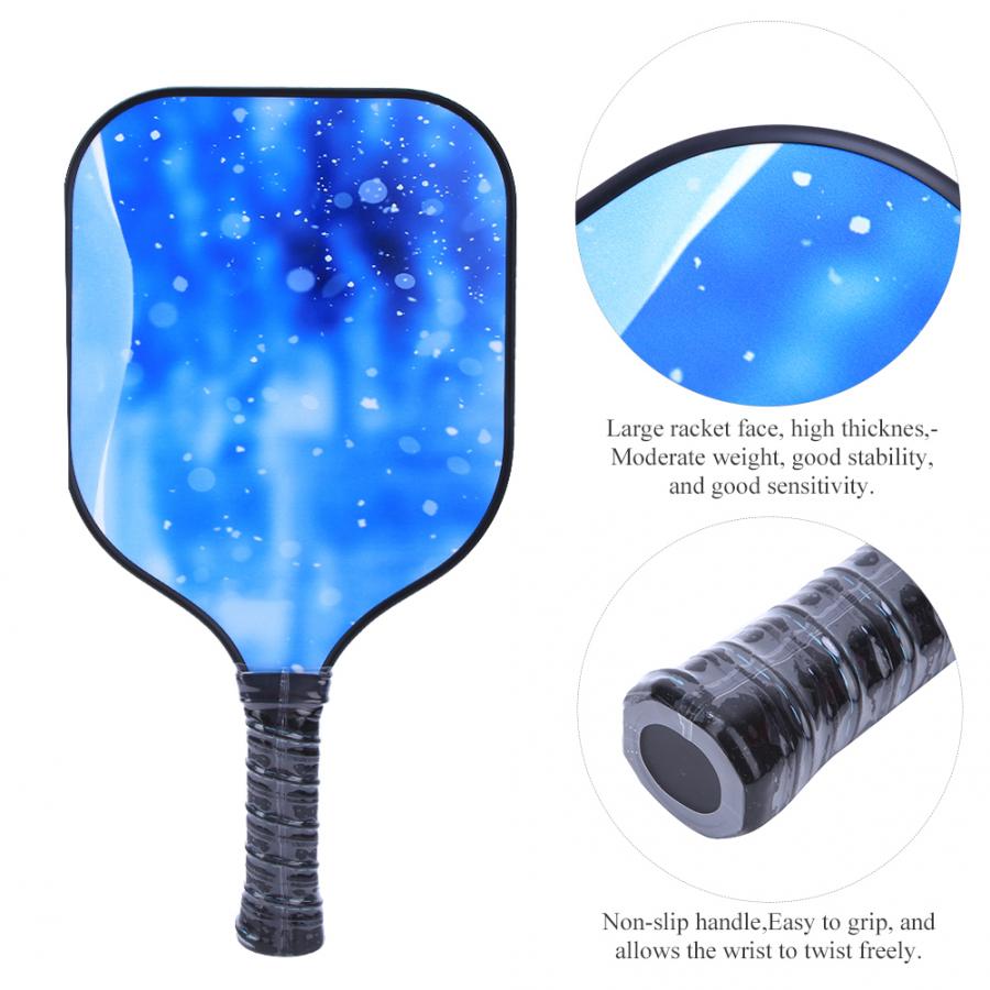 Portable Pickleball Paddle PP Anti-skid Pickleball Paddle Ball Game Accessory Balance Weight Training Sport Equipment