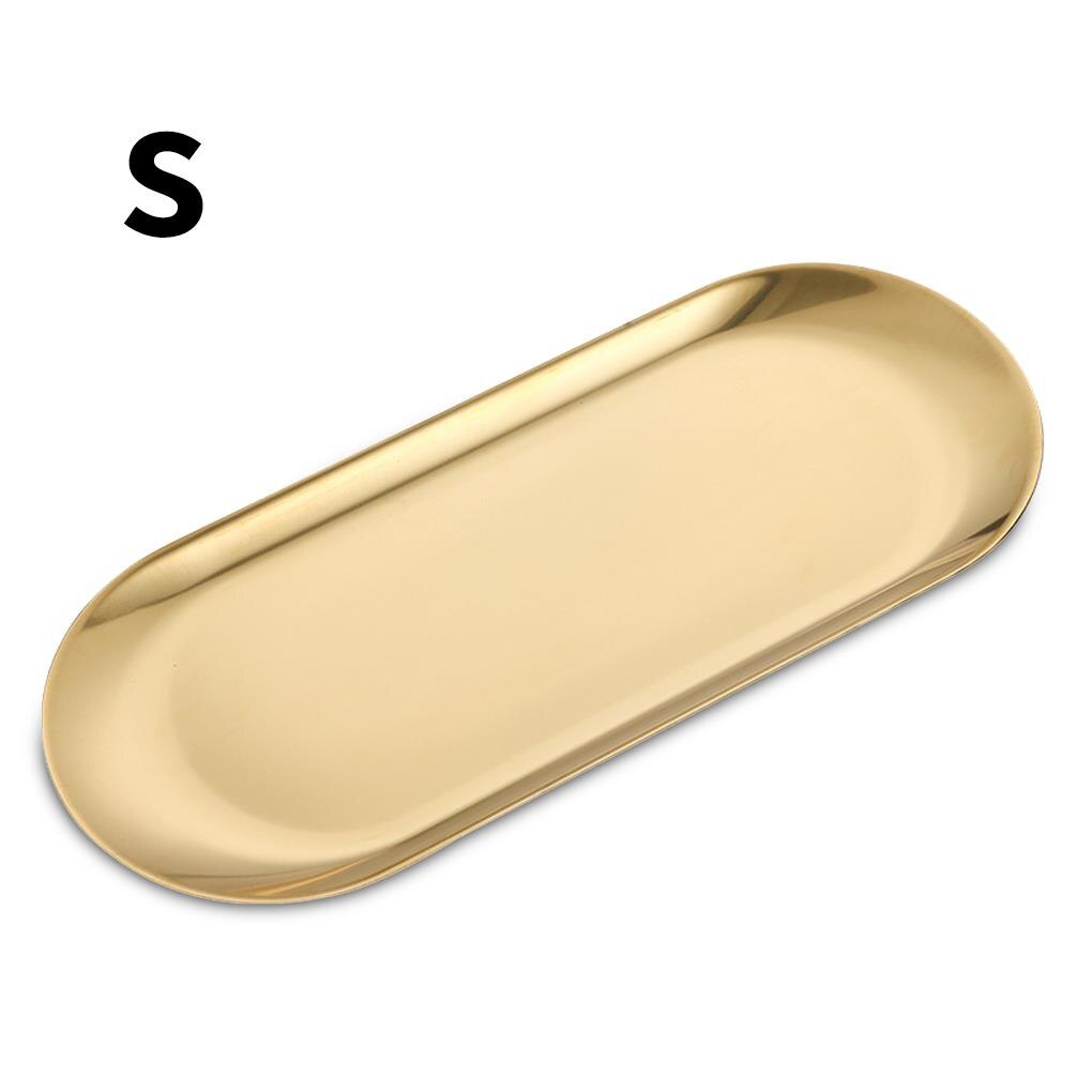 Cake Storage Dining Plate Snack Western Bread Toast Dessert Tray Home Stainless Steel Dish Ring for Party Banquet: Red