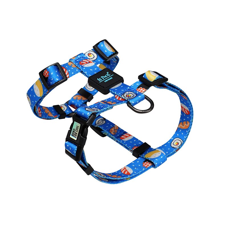 Harnais Chien Mode Puppy Pet Dog Harness Voor Grote Honden Pommeren Pitbull Franse Bulldog Beagle Kerst Hond Accessoires: Blauw / M