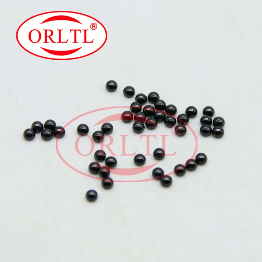 For denso sealing ball injector Common Rail Injector Spare Parts Hemisphere Balls OR1007 Injection Black Half Ball 5PCS / Bag