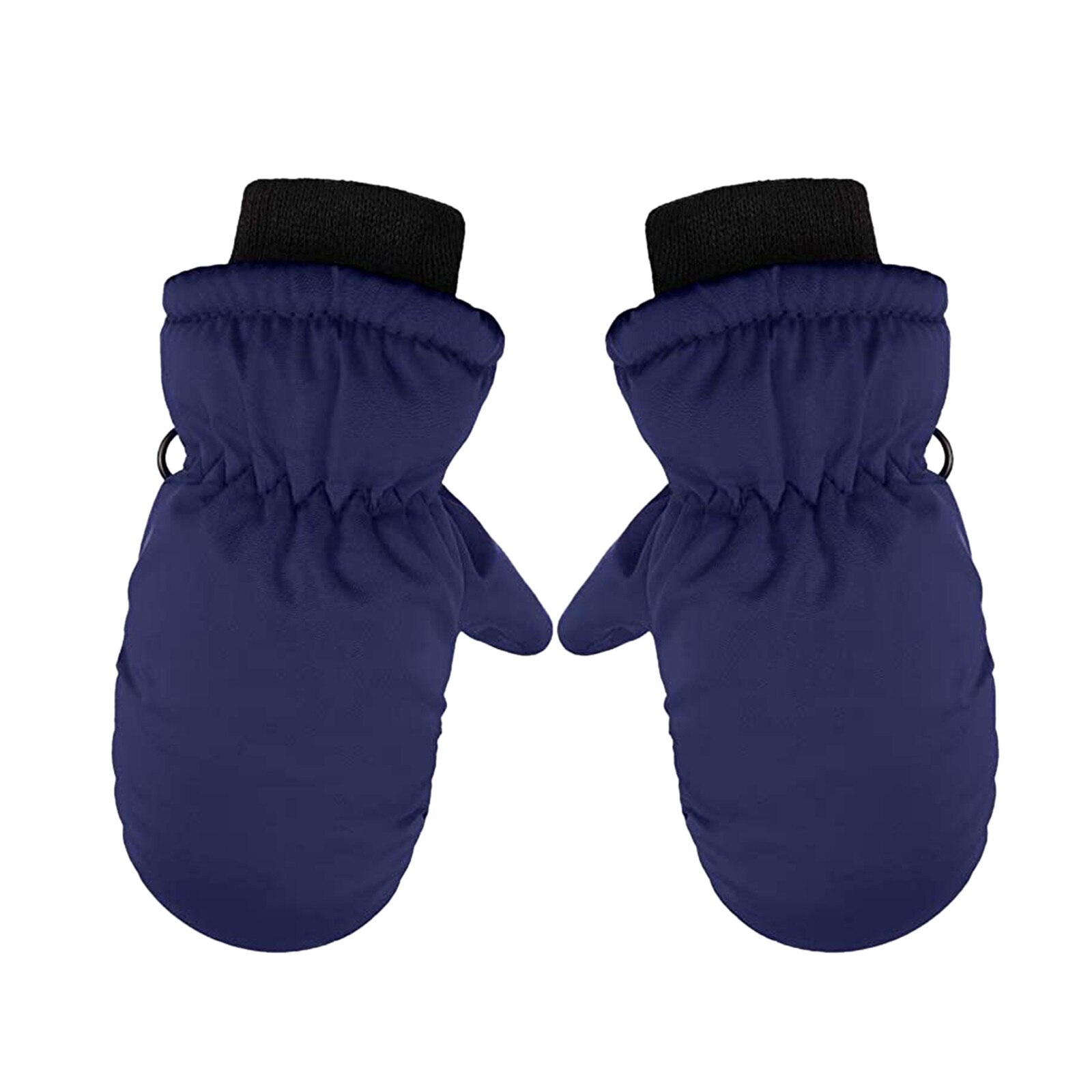 Toddler Kids Baby Boys Gloves Girls Children's Snowboard Gloves Warm Winter Gloves For Kids Waterproof Warm Snow Mittens: Dark Blue 