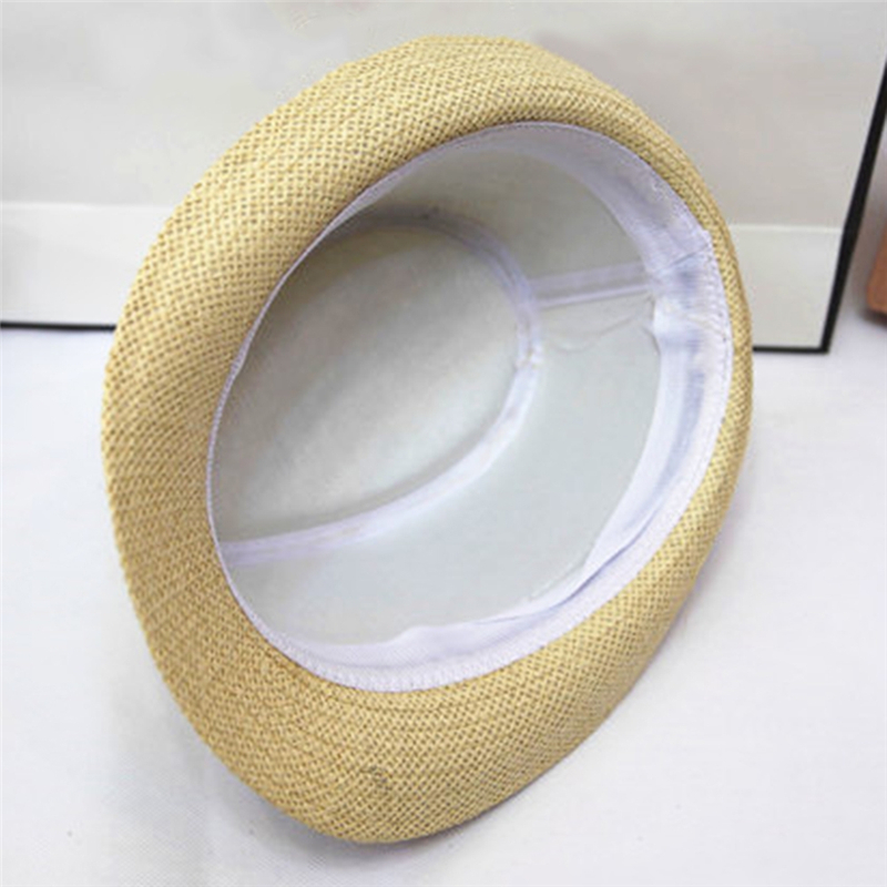 Imixlot sommer vestlig cowboy stråhatt unisex utendørs kul avlet brem solbeskyttelseshatt Strand solskjermhatt