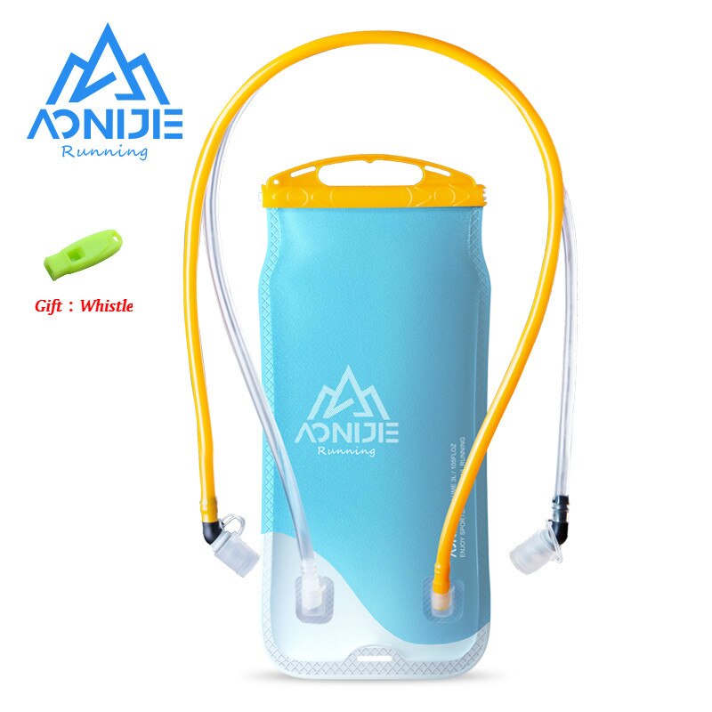 AONIJIE-contenedor doble SD56, bolsa de agua de 2L, depósito suave, paquete de hidratación, bolsa de almacenamiento de bebidas, libre de BPA con tubería doble