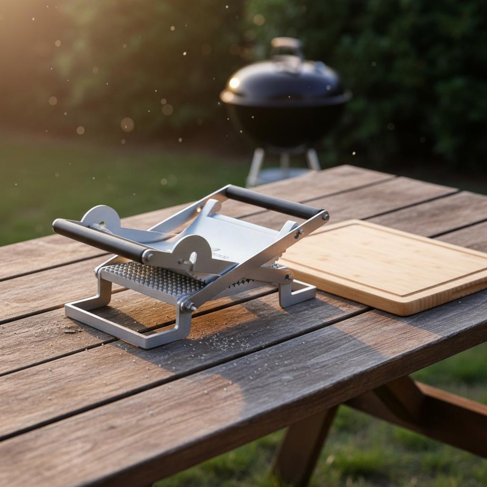 Manual Meat Tenderizer Tenderizes and Flattens Meat Flattener Press Schnitzel Fabricator Press Enhances Marinade Absorption