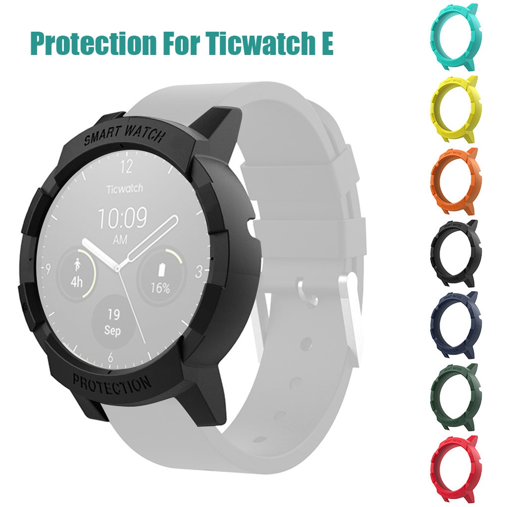 Mode Duurzaam Horloge Gevallen Voor Ticwatch E Ultra-Slim Scratch Preventie Hard PC Case Cover Bescherming Sport