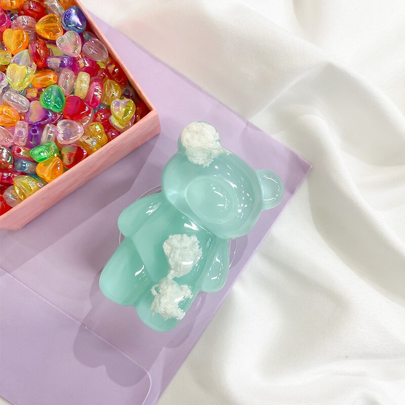 Ins Korea 3D Leuke Cloud Beer Telefoon Houder Griptok Ondersteuning Voor Iphone Samsung Grip Tok Vouwen Handband Finger Stand: 05