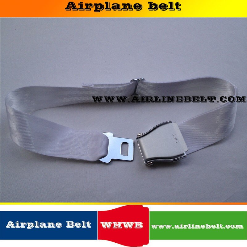 48mm breedte classic branding vliegtuigen gespen seat hand naaien riem mannen mode riem gewaardeerde gratis verwijderbare gesp: white belt