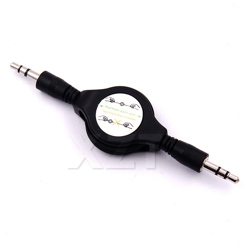 80cm 3,5mm Versenkbare Kopfhörer Jack Aux Audio Kabel Männlichen für Auto Iphone Samsung Telefon GPS MP3 MP4 Musik stereo Lautsprecher