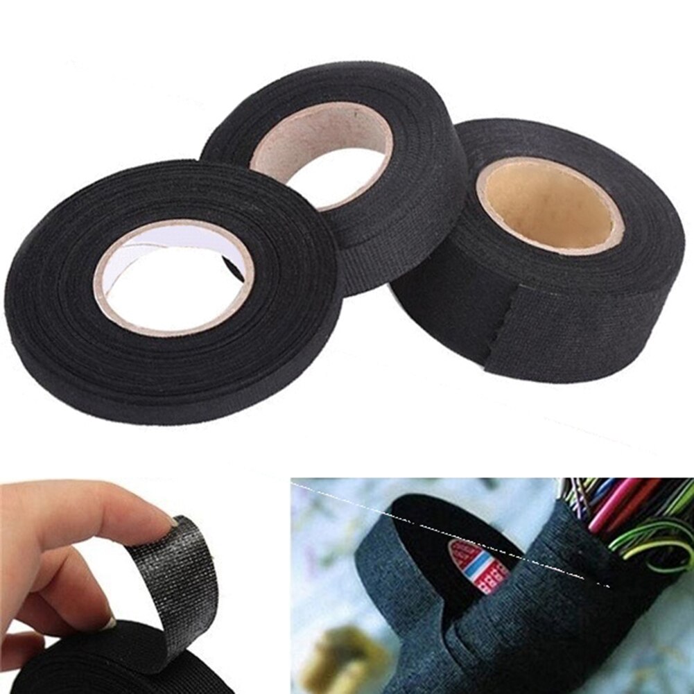 Tela de tela adhesiva fuerte para coche, arnés de telar resistente al calor, rollo de cinta duradera resistente al aceite