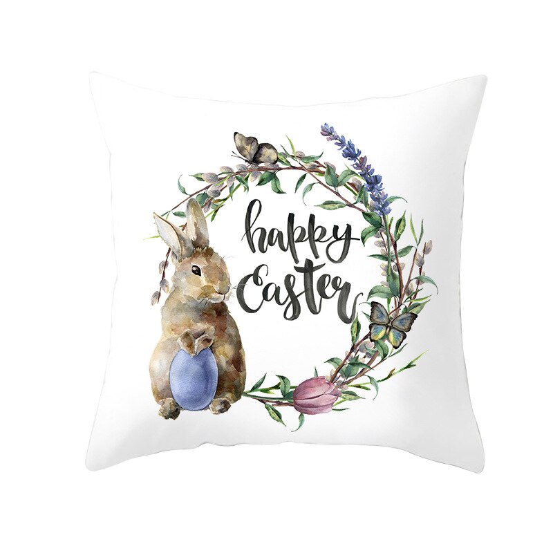 Kids Kussensloop Brief Kussenhoes 45*45 Sierkussen Covers Decor Kussens Bank Polyester Bloemen Home Decor Kussenslopen: 6
