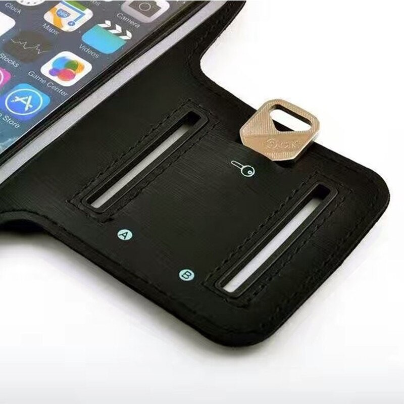 Soporte deportivo para teléfono móvil, brazalete resistente al agua para Iphone 4, 4s, 5, 5s, 5c, Se, 6, 6s, 7 Plus