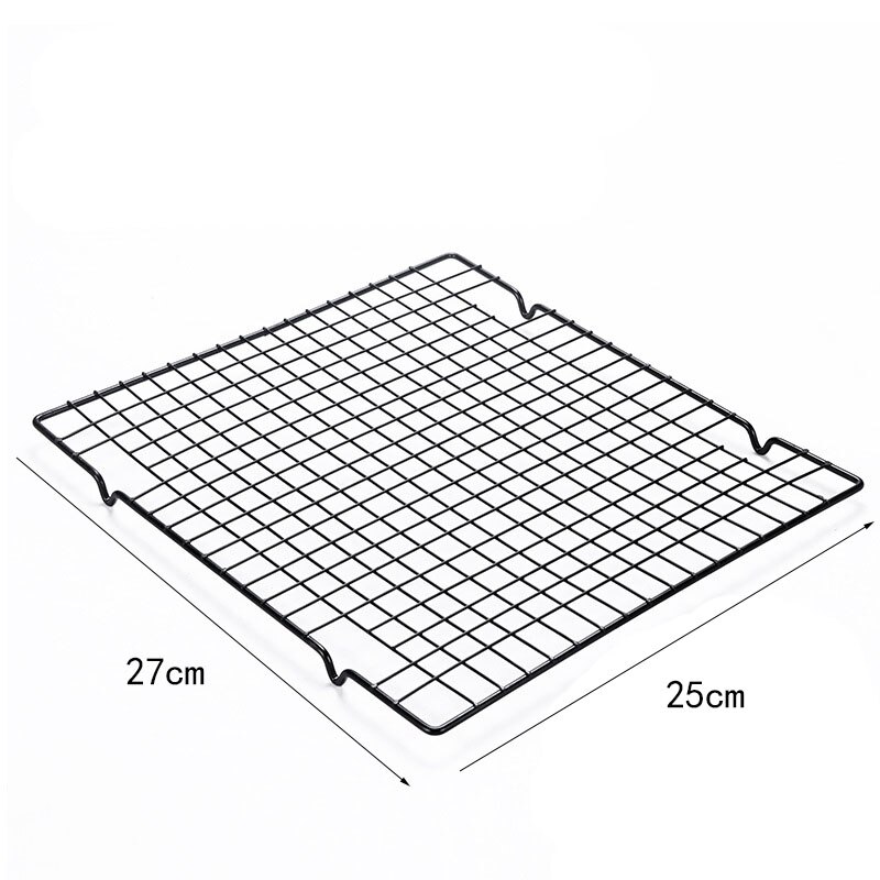 Stainless Steel Wire Grid Cake Cooling Rack Pizza Bread Barbecue Cookie Cake Cooling Tray Metal Household Baking Tools