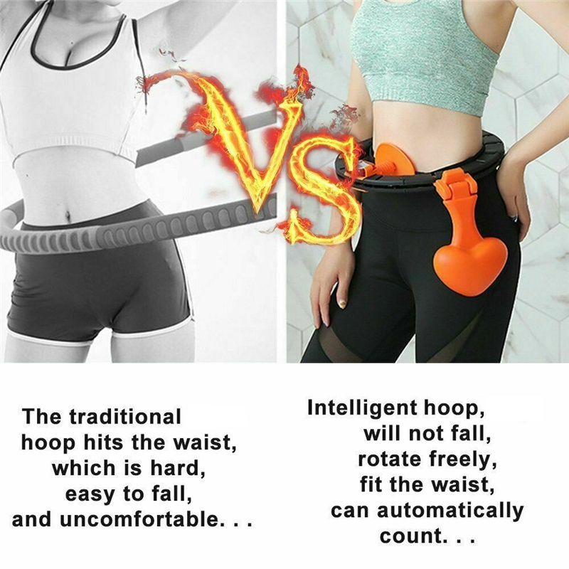 Suitable for Waist 60-105cm Smart Auto-Spinning Hoop Lose Weight Exercise Detachable Smart Counting Can Not Thin Waist