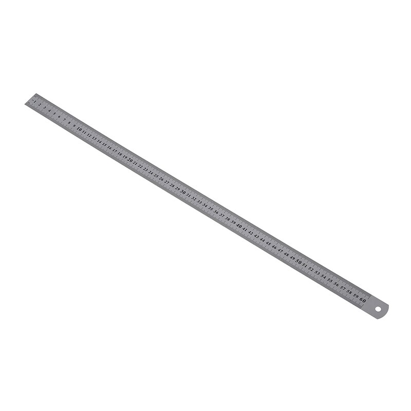 Stainless Steel 60cm 23.6 Inch Measuring Long Straight Ruler: Default Title