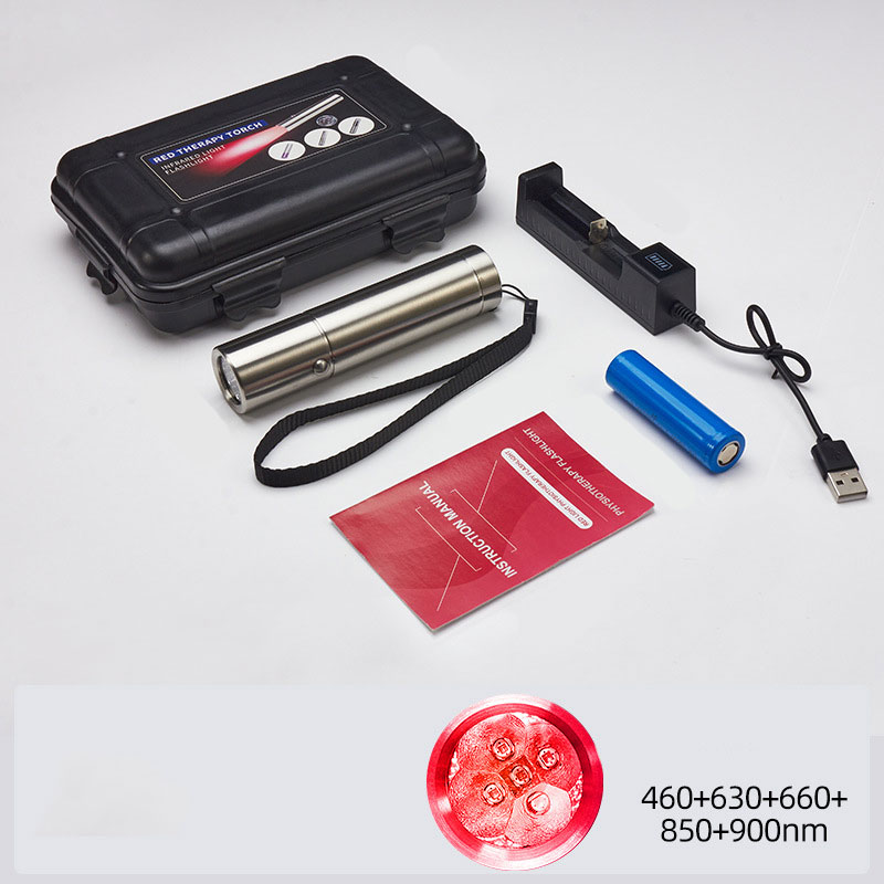 Mini-Therapiegerät Stift Led Rotlicht Phototherapie Therapie Wellenlänge Nahinfrarotlampe Handheld Physiotherapie Taschenlampe Schmerzlinderung: veränderbar