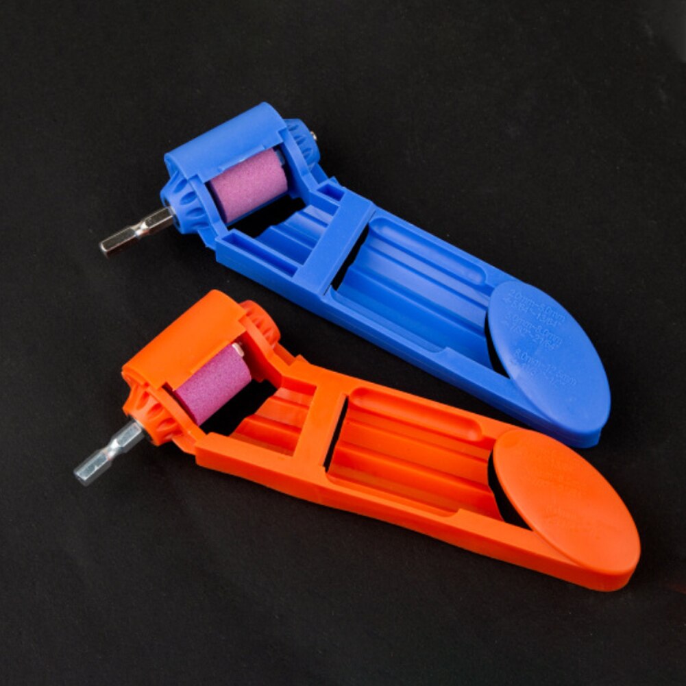 Drill Bit Sharpener Durable Labor-Saving Diamond Drill Bit Sharpening Tool with Grinding Wheel + Wrench for Iron-Based Drill Bit