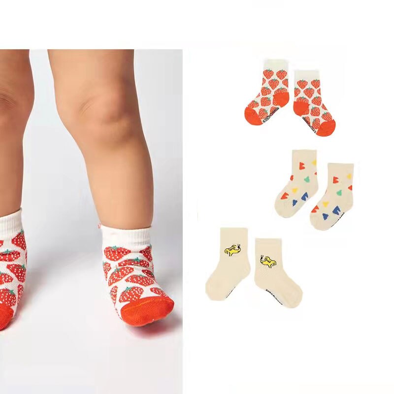 Calzini per bambini 2022 primavera estate BC calzini per bambina nuovissimi calzini per ragazzi in cotone simpatico cartone animato calzini per bambina