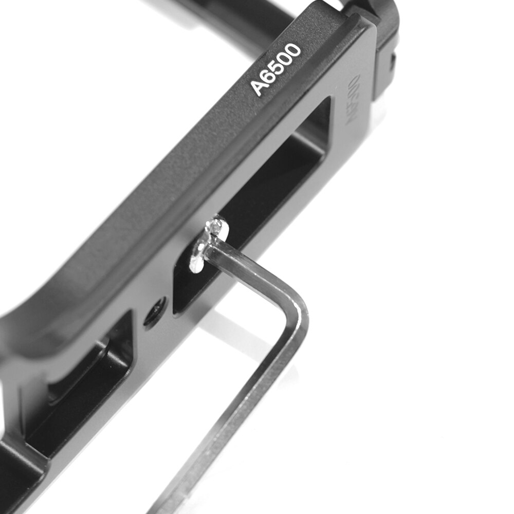 Metal L-type L Shape Plate Bracket Holder Vertical Quick Release Plate Suit for SONY A6500