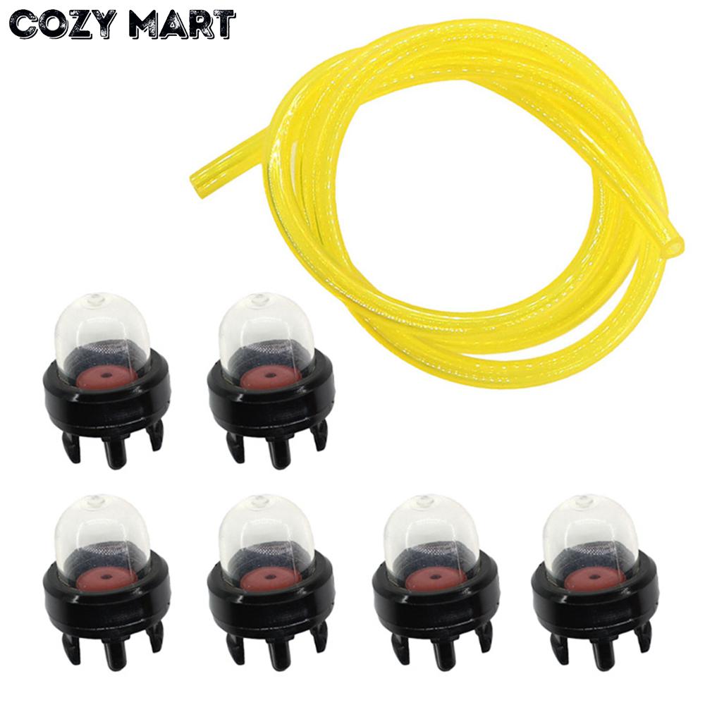 6x Primer Bulb with Fuel Line Kit For ST FS120 FS200 FS250 FS400 FS450 FS480 SP400 SP450 SP451 SP481 Strimmer Walbro Carb