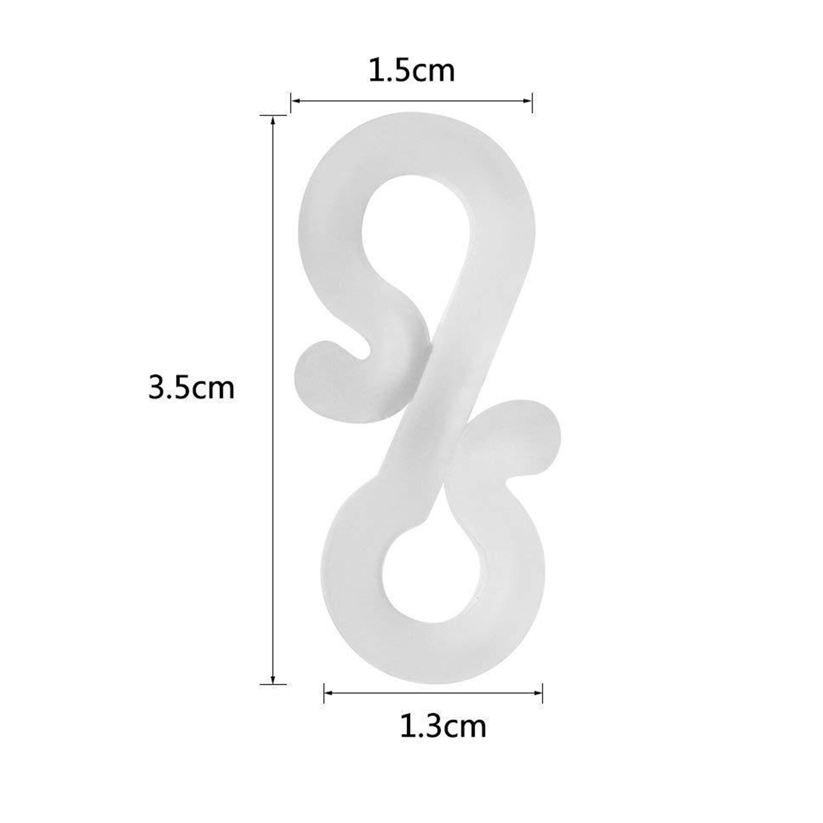 100Pcs Gutter Hangen Haken S Clip Haken Voor Kerst Decoratie Buiten Lichtslingers Licht Fairy Seizoen Kerst Decoratie