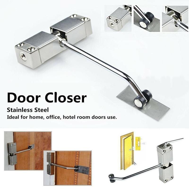 Adjustable Automatic Strength Spring Door Closer Hinge Single Door Closing Rated Strength Door Fire Adjustable Surface Chan F1E6