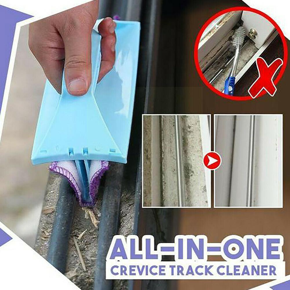Glass Cleaning Artifact Groove Cleaning Brush Cleaning Groove Window Gap Sill Track Window Tool Wiper Glass Household Brush G4Q6