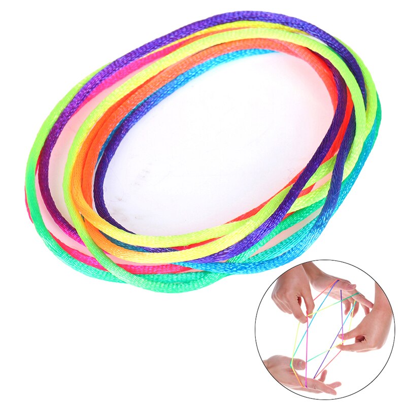 Kids Rainbow Colour Fumble Finger Thread Rope Stri... – Grandado