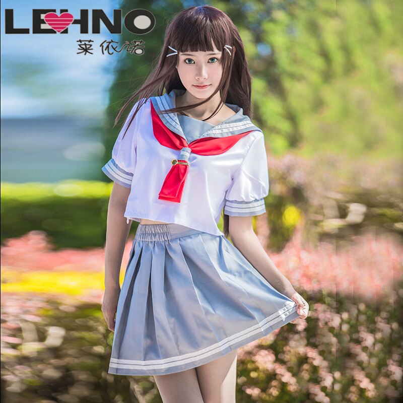 LEHNO school girl uniform japanese student uniform women cosplay
