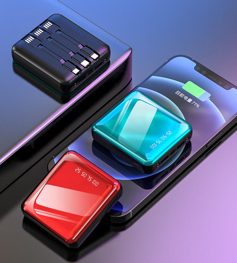 Voor Xiaomi Power Bank 20000Mah Draagbare Oplader Dual Usb Mi Externe Batterij Bank Telefoon Oplader Power Bank Voor Mobiele telefoons