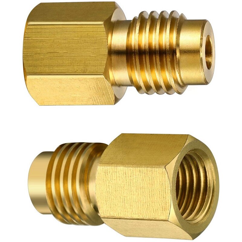 Brass Refrigeration Box Adapter Is Suitable for R12 Assembly Adapter 1/2 ACME Air Conditioner Connector Nut