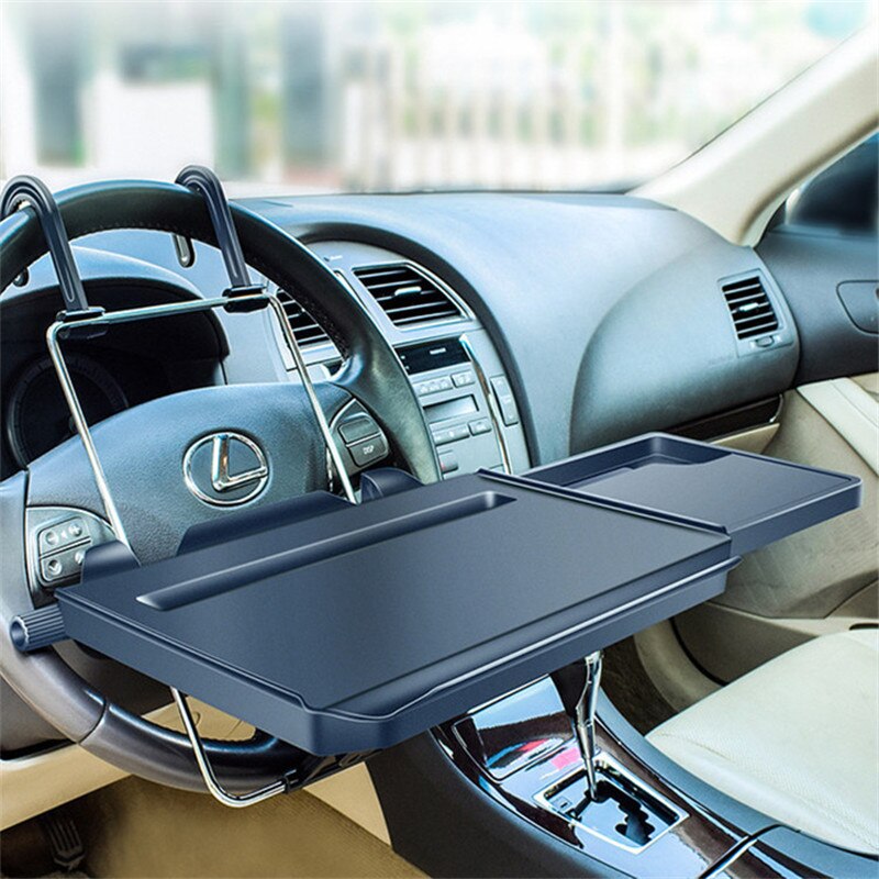 Voiture Table volant manger travail chariot boisson nourriture café marchandises plateau de support voiture ordinateur portable bureau montage support siège Table plateau
