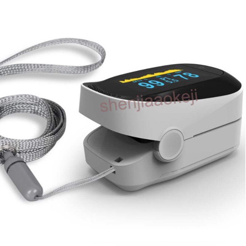Mini-søvnmonitor husstand smart fingerclip oximeter søvnmonitor overvågning af puls 8h lagerhukommelse sleepping-skærm