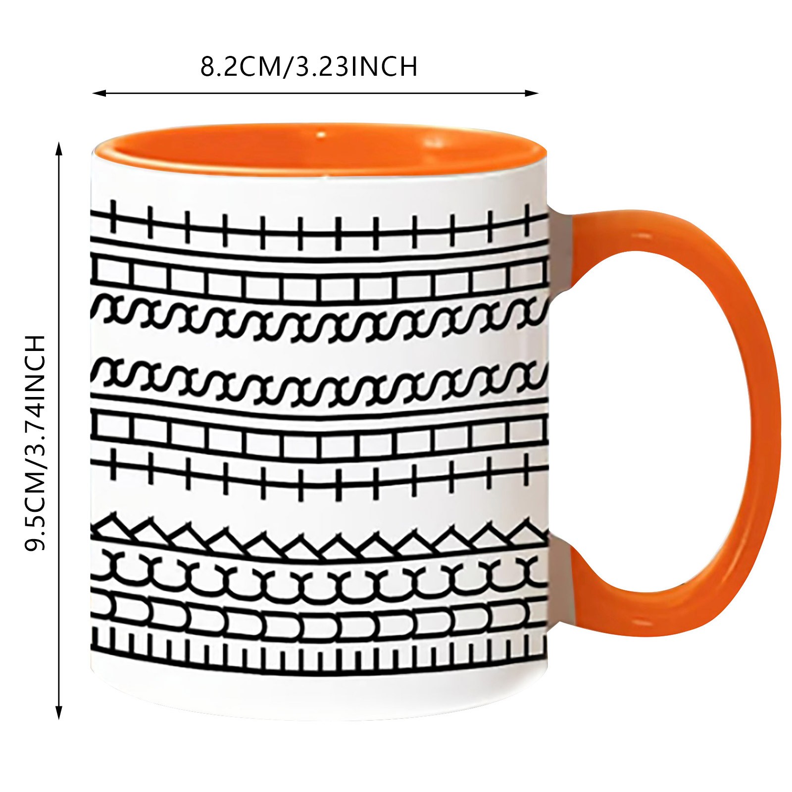 High-end Coffee Mugs Hiddens Message Mug Microwave-Safe Drinkware Ergonomic Handle Ceramic Kitchen Hidden Message Coffee 330ML