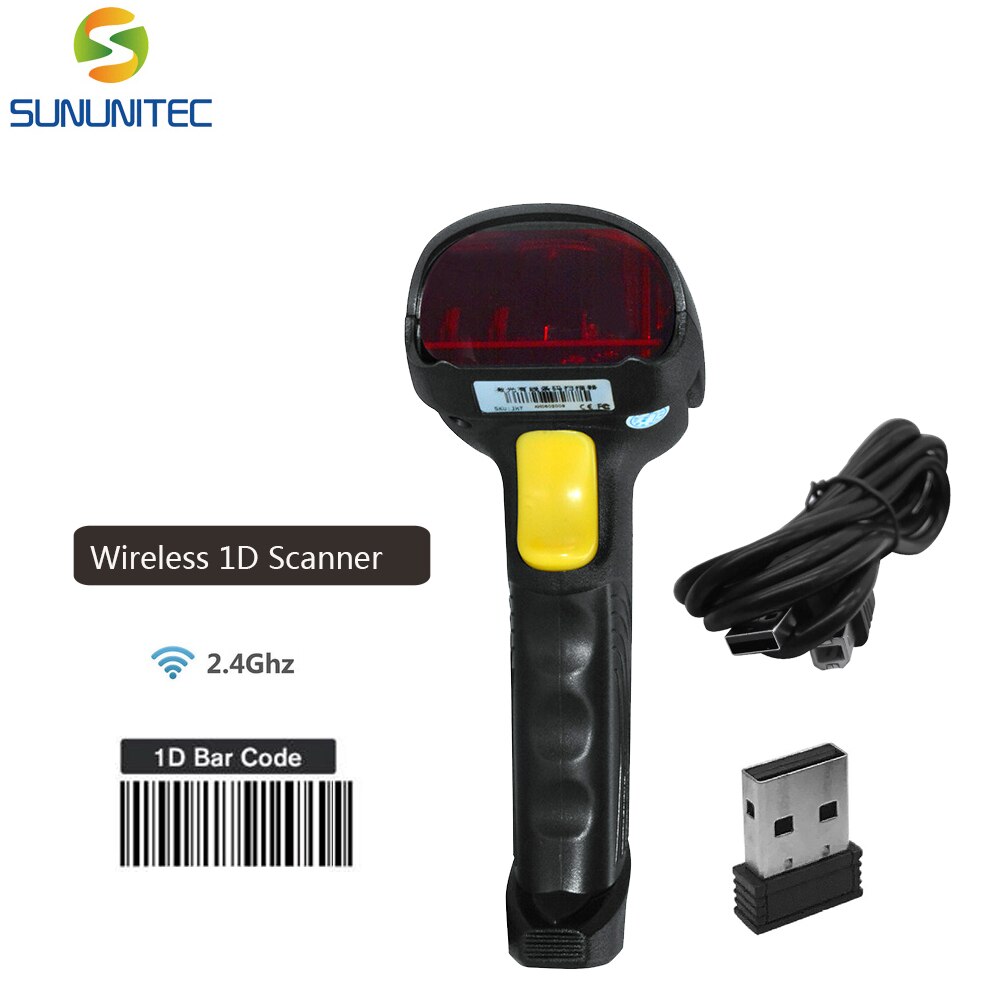 usb 1D wired / 2.4G Wirelress Handheld Barcode Scanner
