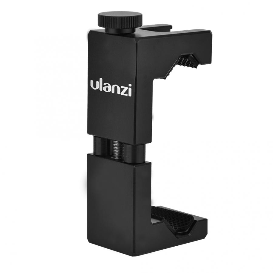 Ulanzi IRON MAN II Metal Mount Adjustable Smartphone Clip with Shoe Universal Phone Holder 1/4" Screw Mount Phone Photograph