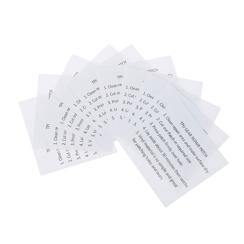 PVC Swimming Float Repair Kit Puncture Repair Patch Glue Kit Adhesive For Inflatable Toy Pools Float Air Bed Dinghies 10pcs