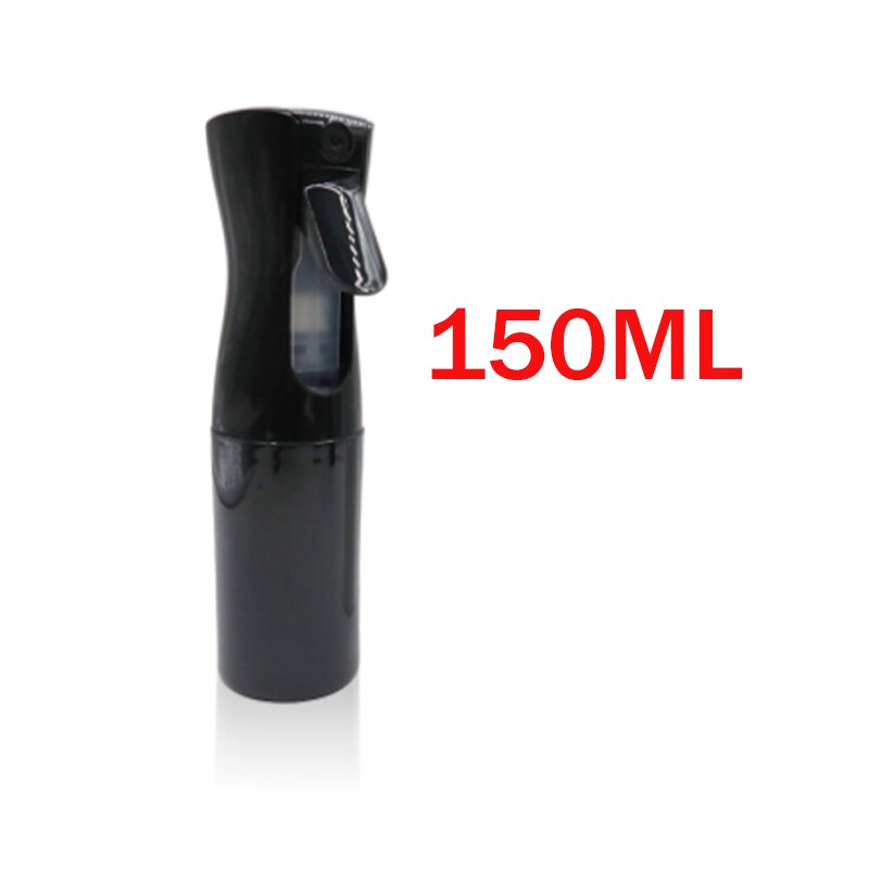 300/250/150ml frisør spray flaske genopfyldelig tom tåge hår vand spray flaske frisør barber værktøj peluqueria: 150ml sorte
