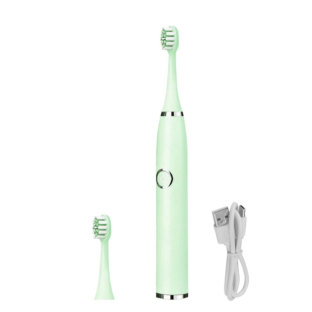 Super Sonic Electric Toothbrushes for Adults Kid Smart Timer Whitening Toothbrush IPX7 Waterproof Replaceable AA Battery Version: Charger Version C