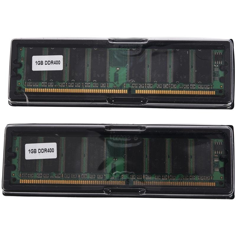 2x1GB PC3200 nonECC DDR 400MHz High Density MEMORY 184pin DIMM RAM Grandado