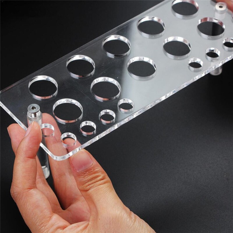 20 gaten make-up kwasten displaystandaard artefact make-up kwasten houder droogrek houder airbrush gereedschap kwast plaatsingstafel