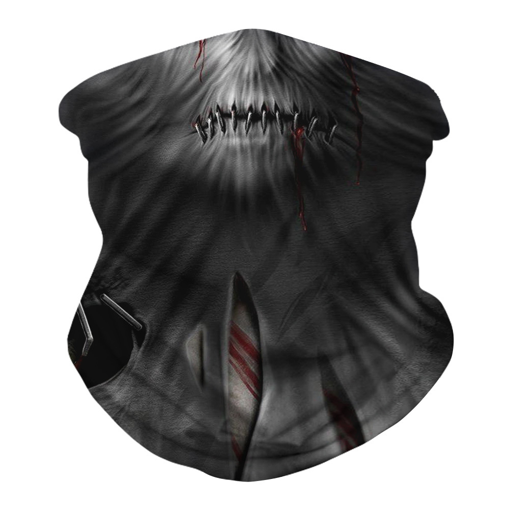 1pc färgglada unisex coola magiska ansikte bandana täckrör hals halsduk pannband utomhus huvudbonader sporttillbehör: 5