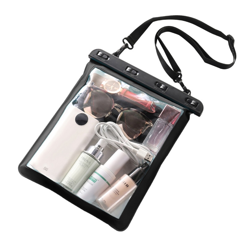 Bolsa de natación grande para teléfono móvil, funda impermeable para nadar, bucear, usar en la playa, iPhone 10, Huawei P40