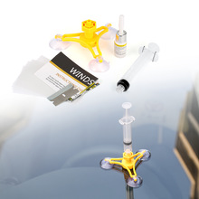 Herramientas para reparar ventanas de coche, parabrisas para arañazos de cristal, restauración de grietas, pantalla de ventana, pulido, kits de reparación de parabrisas con estilo de coche