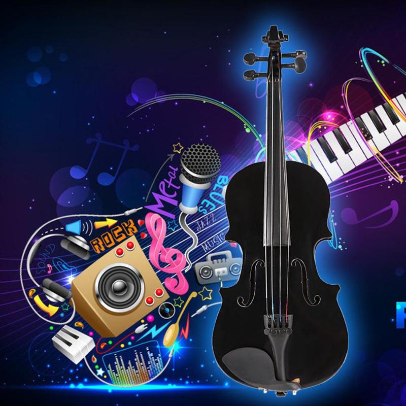 1/8 Kids Splint Light Acoustic Violin Fiddle Basswood With Case Bow Rosin Musical Stringed Instrument Student Violin Beginner