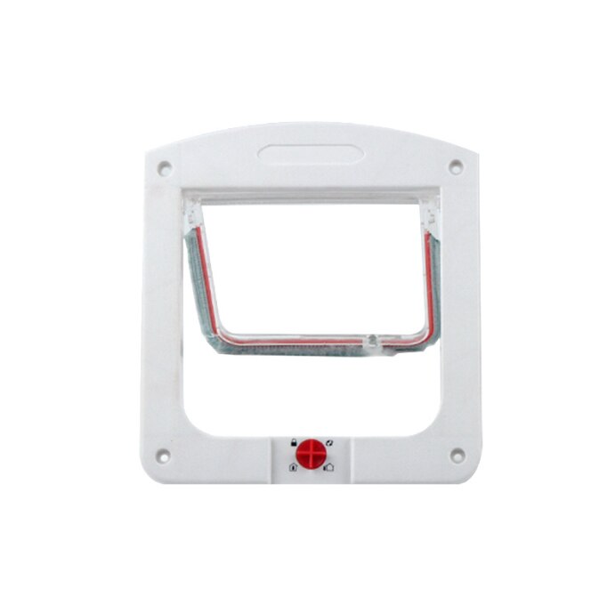 Puerta de entrada y salida para mascotas, agujero de cristal para perros y perros,