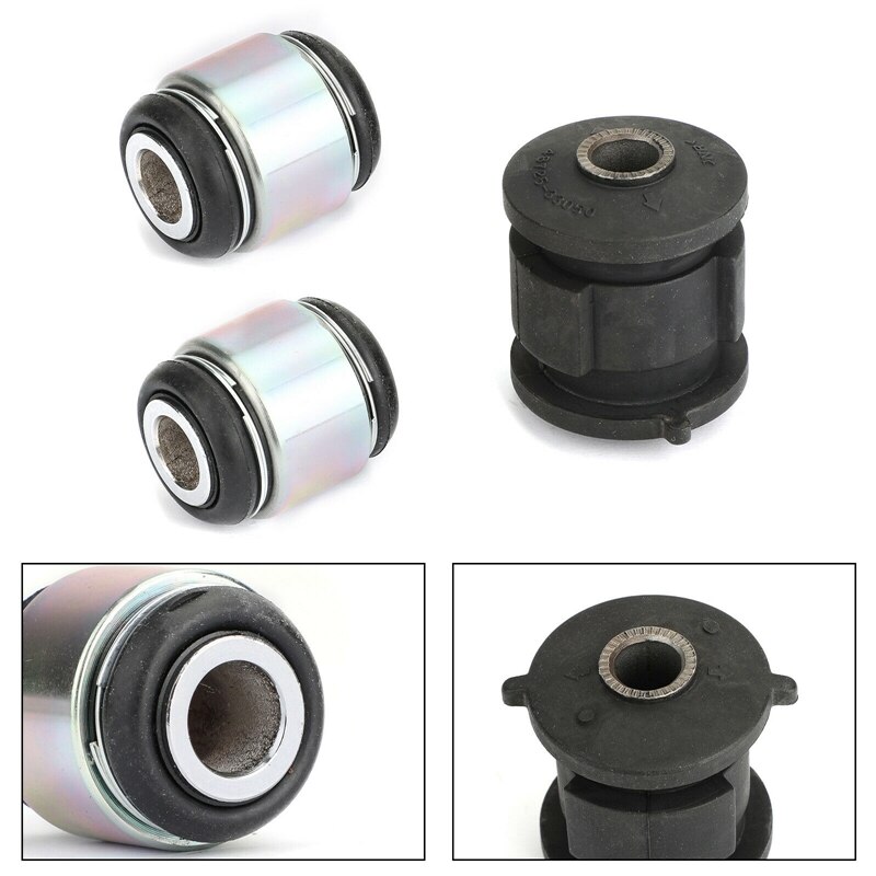 3Pcs Rear Arm Assembly Knuckle Bushing For Toyota Highlander Camry Avalon Lexus 48725-33050 42210-20010