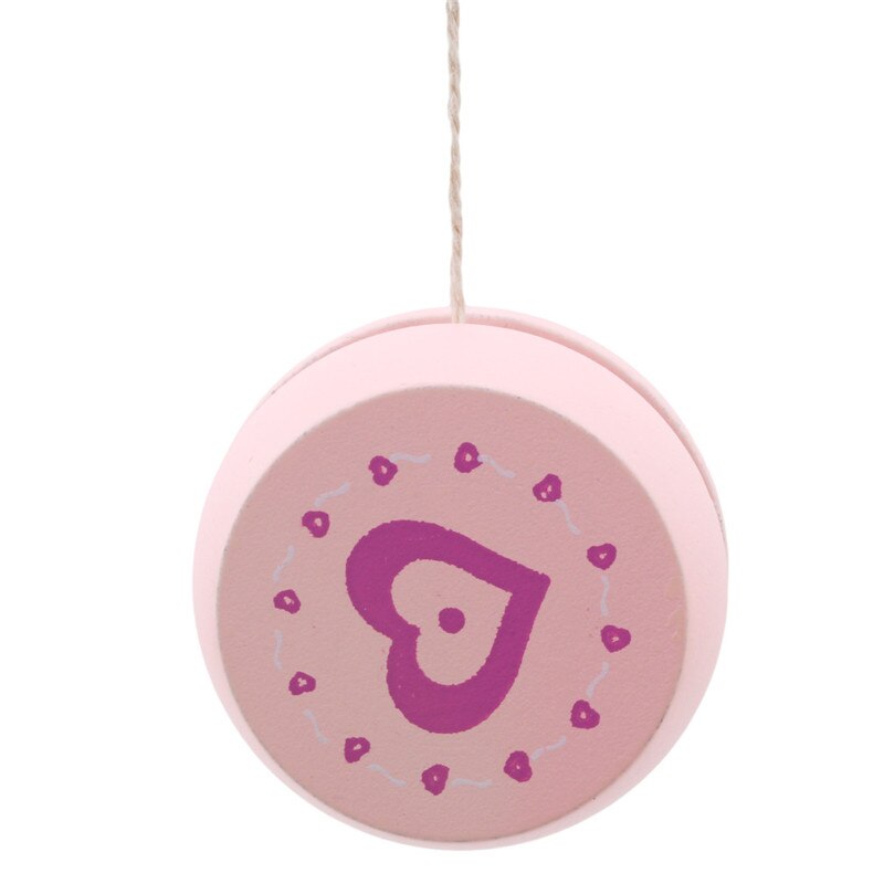 Houten Jojo Persoonlijkheid Creatief Gebouw Persoonlijkheid Sport Hobby Klassiek Jojo Speelgoed Voor Kinderen Kerst: Pink